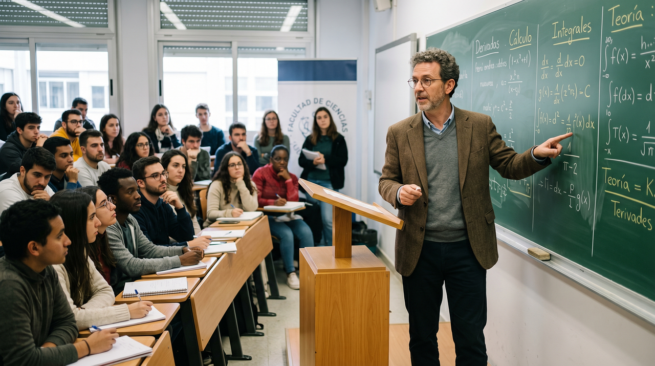 Qualifi Level 5 Diploma in Education and Training — ai generated, teacher, classroom, students, explaining, chalk, blackboard, teaching, lecture, university, subject, education, instructing, academy, discussion, algebra, integrals, mathematics, notes, learning, college
