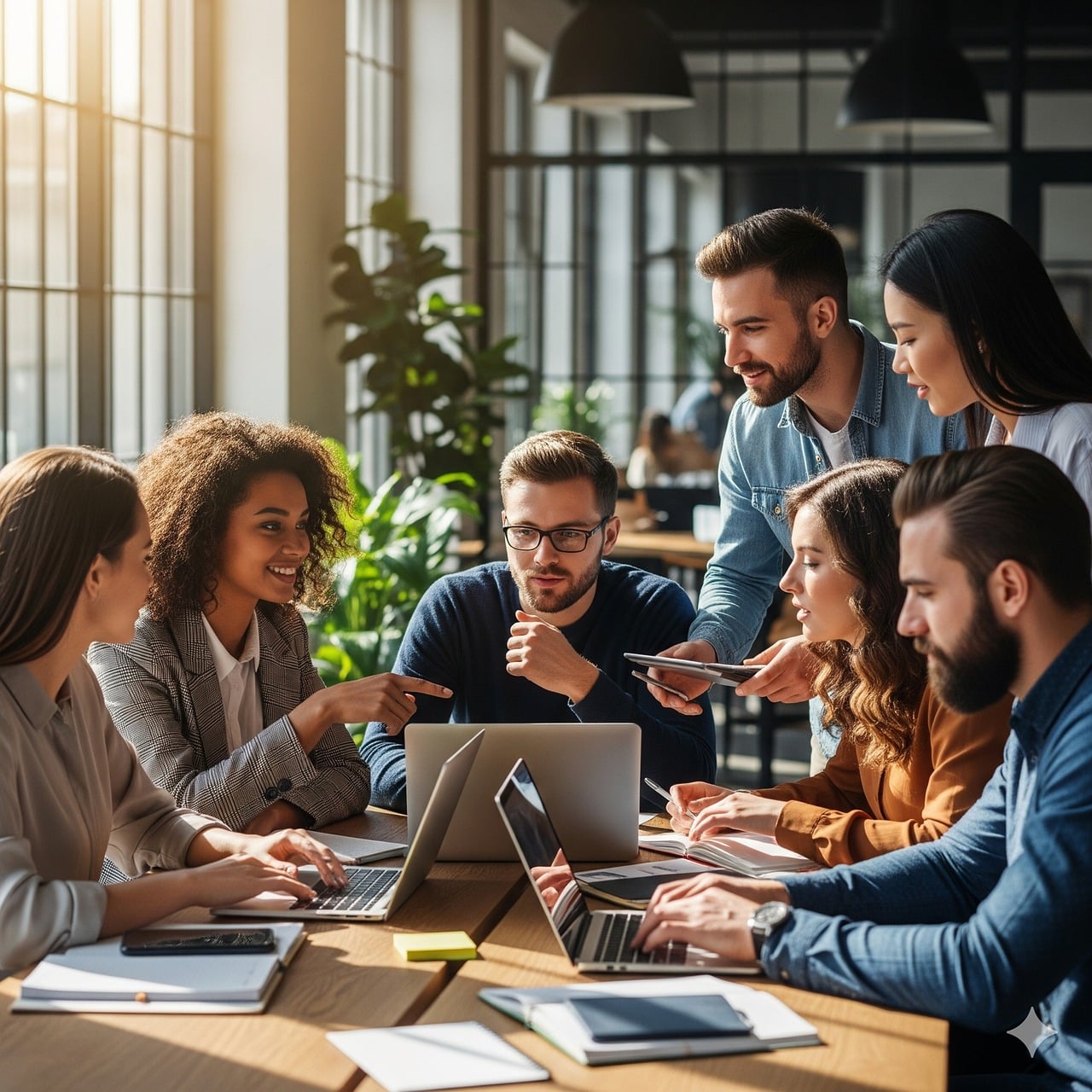 Leadership and the Organisation — Teamwork, business, collaboration, innovation, meeting, professional, office, technology, strategy, leadership, development, projects, creative, organization, success, support, planning, workplace, employees, discussion