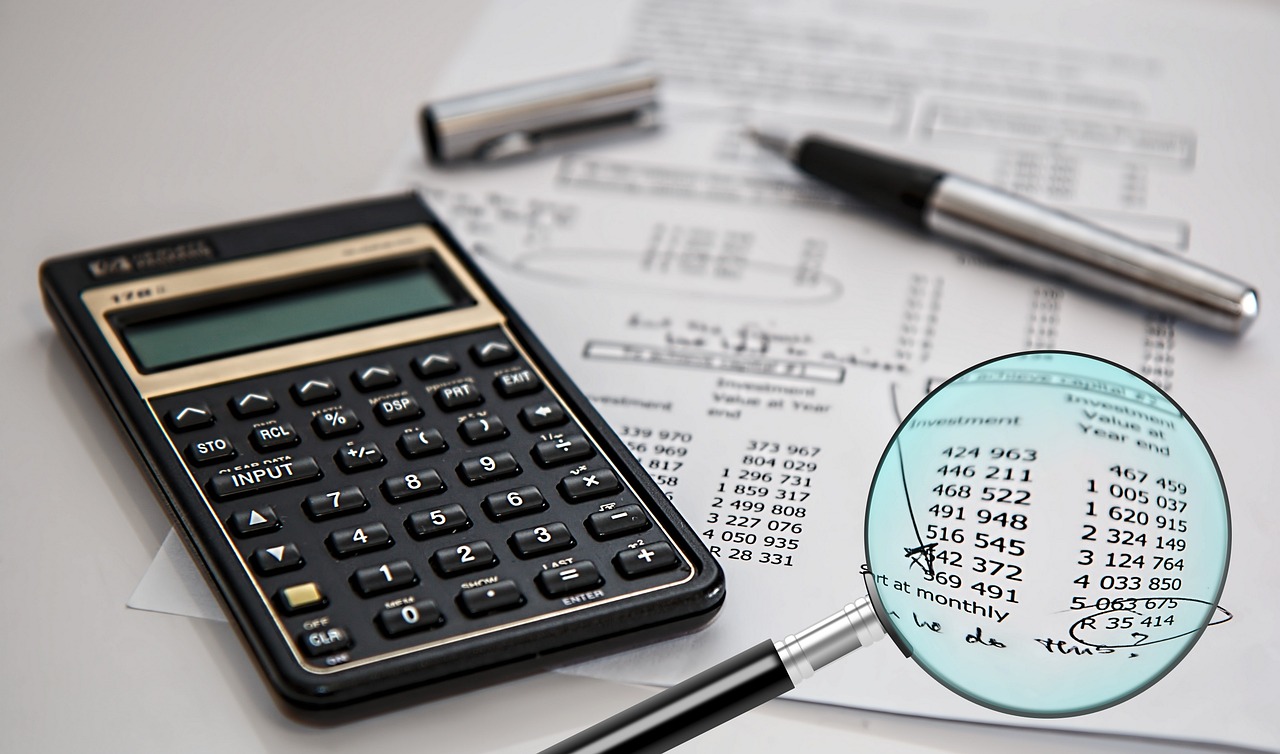 Financial Statement Analysis — Audit, auditor, analysis, examination, document, accounting, verify, review, investigation, magnifying, glass, inspection, financial, annual, report, statement, business, finance, calculator, pen, paper, gray business, gray paper, gray finance, gray zoom, gray glass, gray company, gray glasses, gray document, gray accounting, audit, audit, audit, audit, audit, accounting, accounting