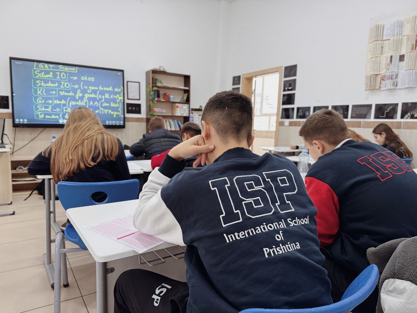 System Integration (Smart Home) — Students attentively learning in a classroom at the international school of prishtina.