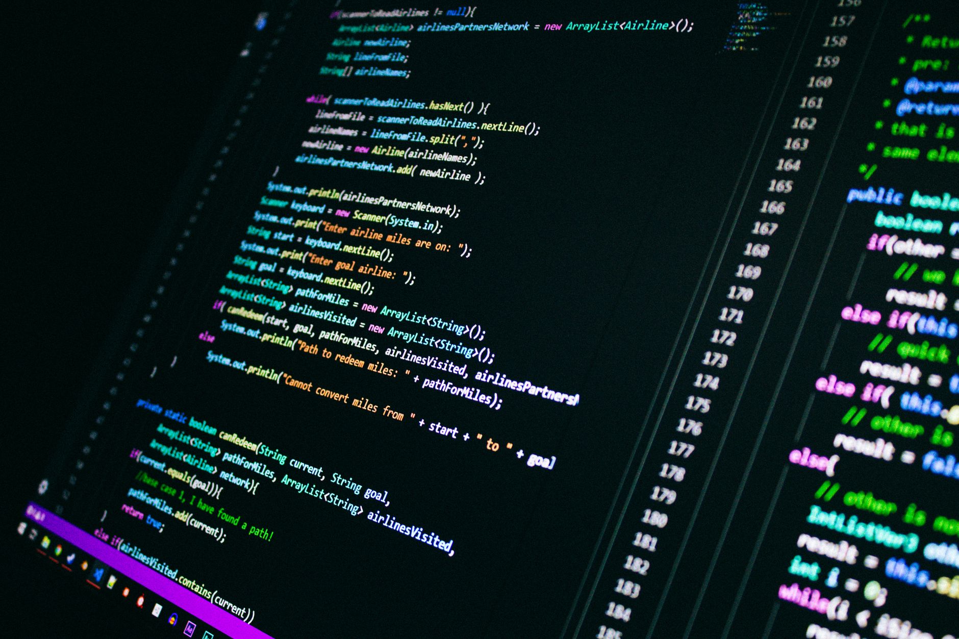 Machine Learning Methods and Models in Data Science — Close-up of colorful programming code on a computer screen, showcasing digital technology.