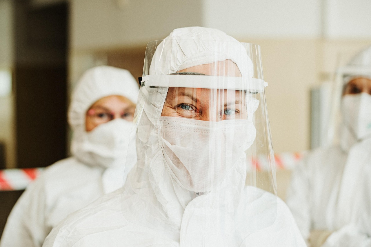 Health and safety in early years — Protective suit, face mask, face shield, medical professional, healthcare professional, profession, paramedic, coronavirus, covid-19, pandemic, covid, hygiene, protection, safety, covid, covid, covid, covid, covid, safety