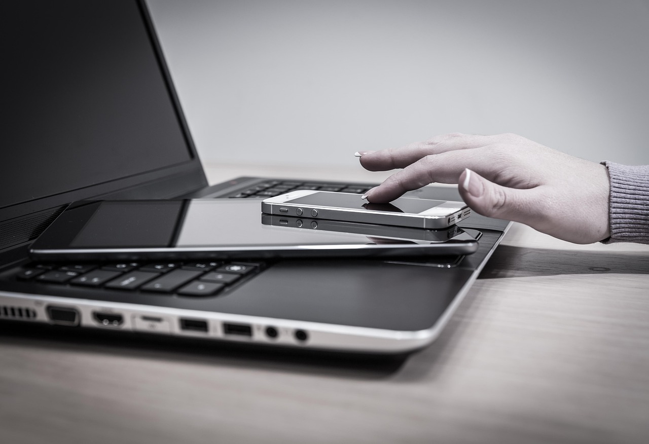 unit – 1 credit — Electronics, technology, devices, laptop, tablet, phone, business, computer, connection, credit, digital, gadget