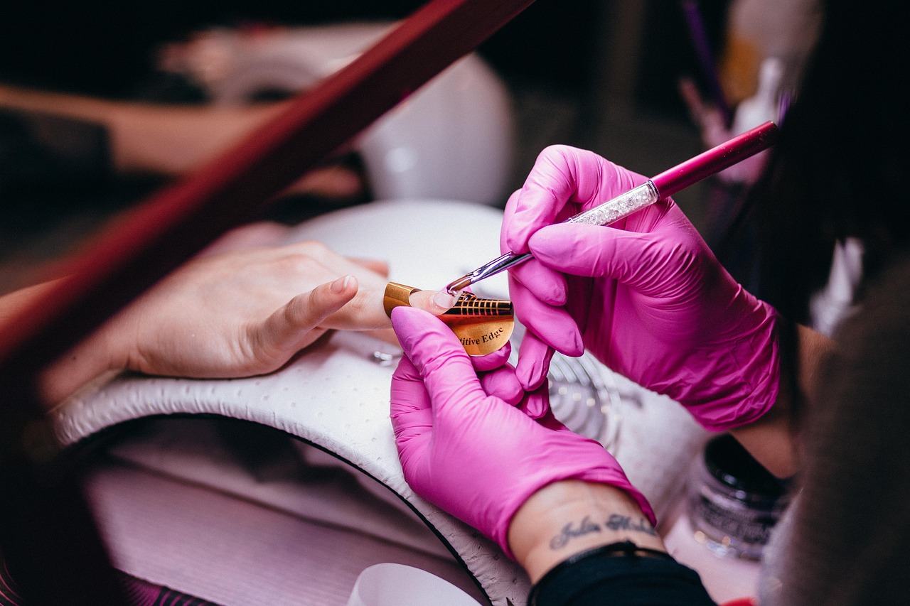 Health, safety, and hygiene — People, hands, manicure, cuticle, clean, glove, beauty, salon, nail, manicure, manicure, manicure, manicure, manicure, salon, nail