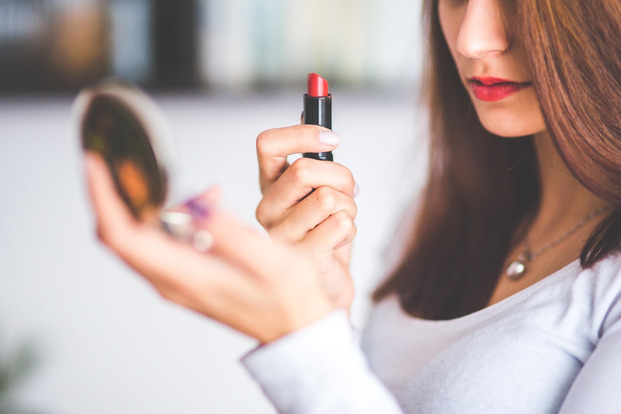 Lash lifting and brow lamination — Lipstick, lipgloss, lip gloss, lips, red, woman, young, girl, lady, female, makeup, make-up, closeup, brown hair, hair, brown, little mirror, mirror, beauty, lipstick, lipstick, lipstick, lipstick, makeup, makeup, makeup, makeup, makeup, mirror, mirror